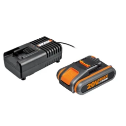 Worx Set Akku 20V / 2,0 Ah Und Ladegerät 14,4-20V - WA3601